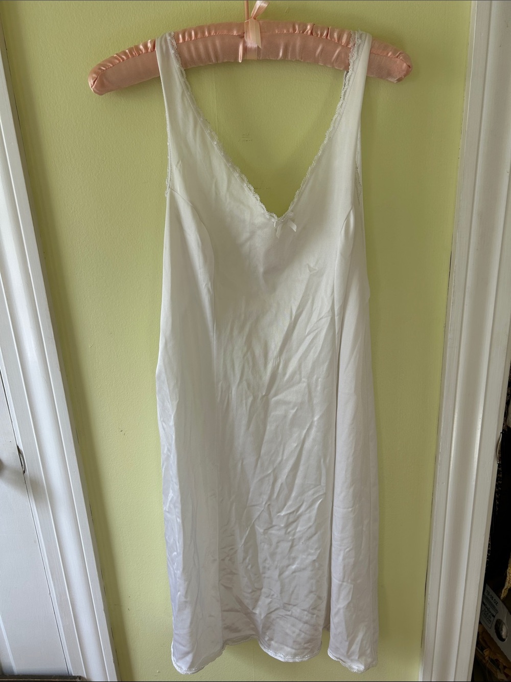 Classic White Slip Dress - Women Intimates